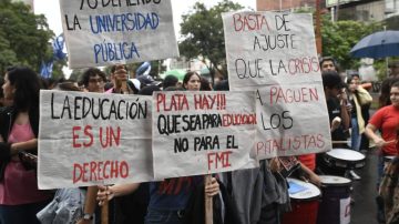 Esta tarde Santiago del Estero marchará en defensa de la universidad pública