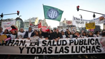 Paro nacional de ATE: trabajadores estatales se movilizan contra los vetos