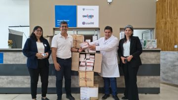 Entregaron medicamentos al Hospital Zonal de La Cañada
