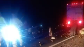 Un camionero murió en la Ruta 34 al volcar y quedar aprisionado en la cabina