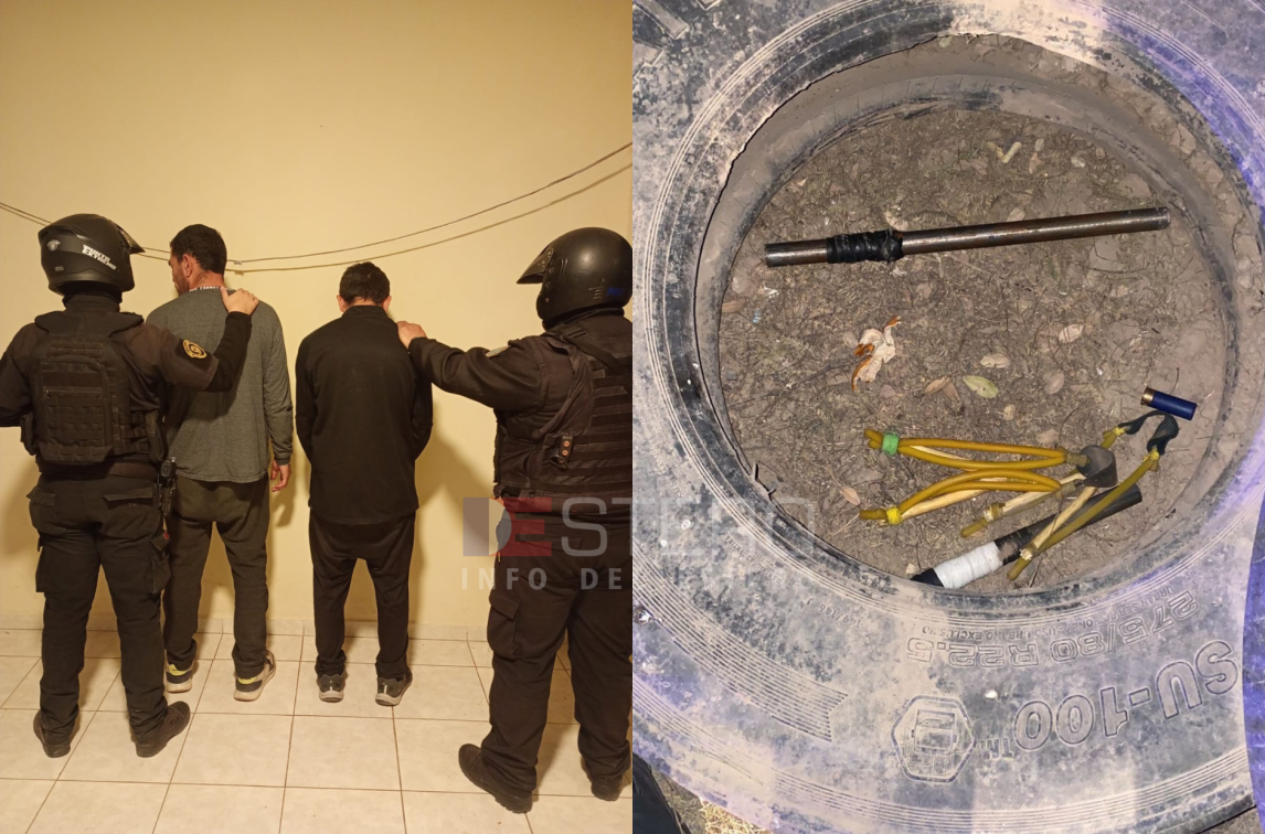 Apresaron a dos sujetos y secuestraron “tumberas” en Villa del Carmen
