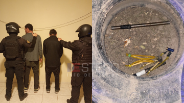 Apresaron a dos sujetos y secuestraron “tumberas” en Villa del Carmen