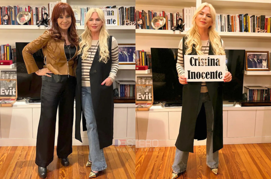 Esmeralda Mitre visitó a CFK en su prisión domiciliaria: “Cristina inocente”