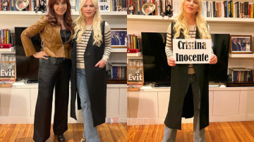 Esmeralda Mitre visitó a CFK en su prisión domiciliaria: “Cristina inocente”