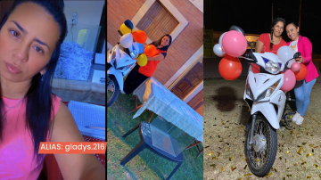 De quedar sin trabajo a sortear motos en las redes: la historia de Gladys, la creadora de los Sorteos Bomba