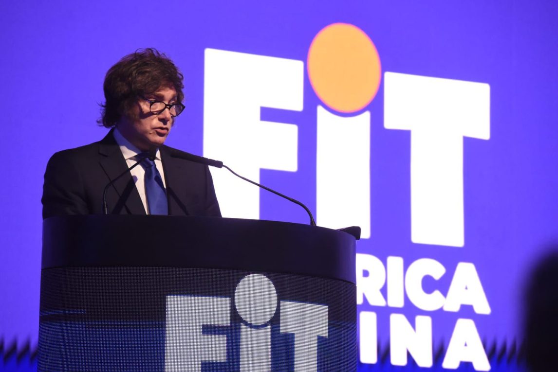Javier Milei inauguró la 29° edición de la Feria Internacional de Turismo en La Rural