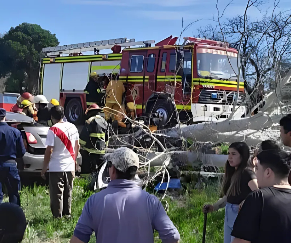Grave accidente en Córdoba: un matrimonio santiagueño y sus dos hijos resultaron heridos