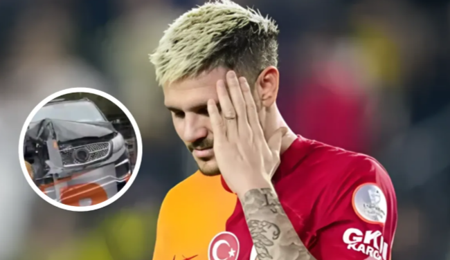 Mauro Icardi, involucrado en un accidente automovilístico en Estambul: su coche de lujo quedó destrozado