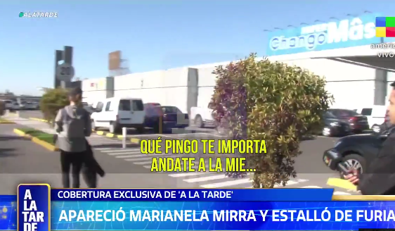 “¡Qué p… te importa!” : la furiosa respuesta de Marianela Mirra a un periodista que le preguntó sobre su relación con Alperovich