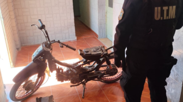 Recuperan una moto con partes adulteradas y que era conducida por un joven de 18 años