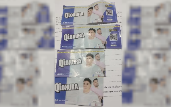 Detienen a un hombre que vendía entradas truchas para un show de Q’Lokura