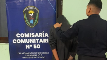 Las Termas: durante un patrullaje, policías capturan a un hombre buscado por robo calificado