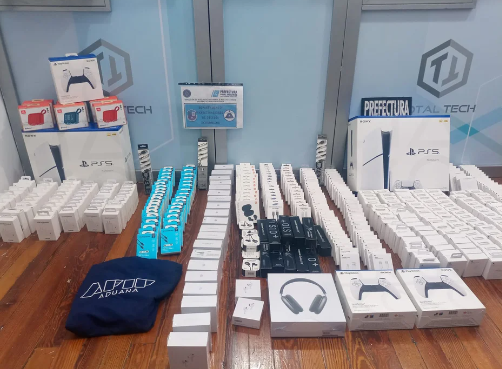 Una empresa multinacional denunció contrabando y tras operativos, se secuestró tecnología valuada en más de $615 millones