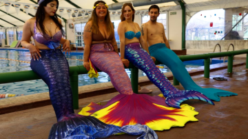 Sirenismo en Argentina: la disciplina que combina deporte, fantasía y terapia bajo el agua