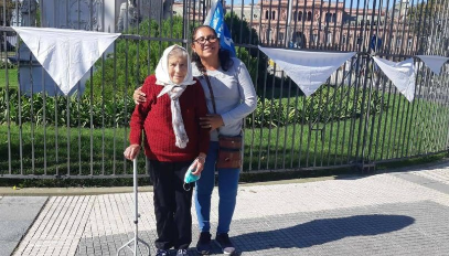 Pesar por la muerte de Azucena Díaz, histórica referente de Madres de Plaza de Mayo