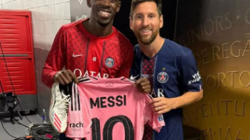 “¡Grande Ous! Felicidades”: el mensaje de Lionel Messi a Dembelé que fue tendencia en las redes