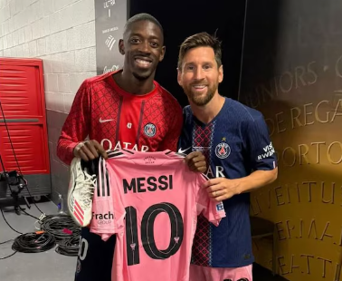 “¡Grande Ous! Felicidades”: el mensaje de Lionel Messi a Dembelé que fue tendencia en las redes