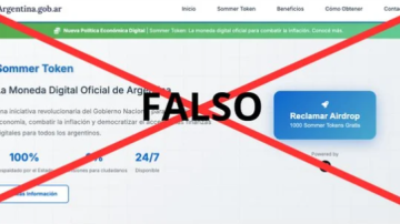 El Gobierno aclaró que es falso el sitio web del Hospital Sommer que promociona una criptomoneda