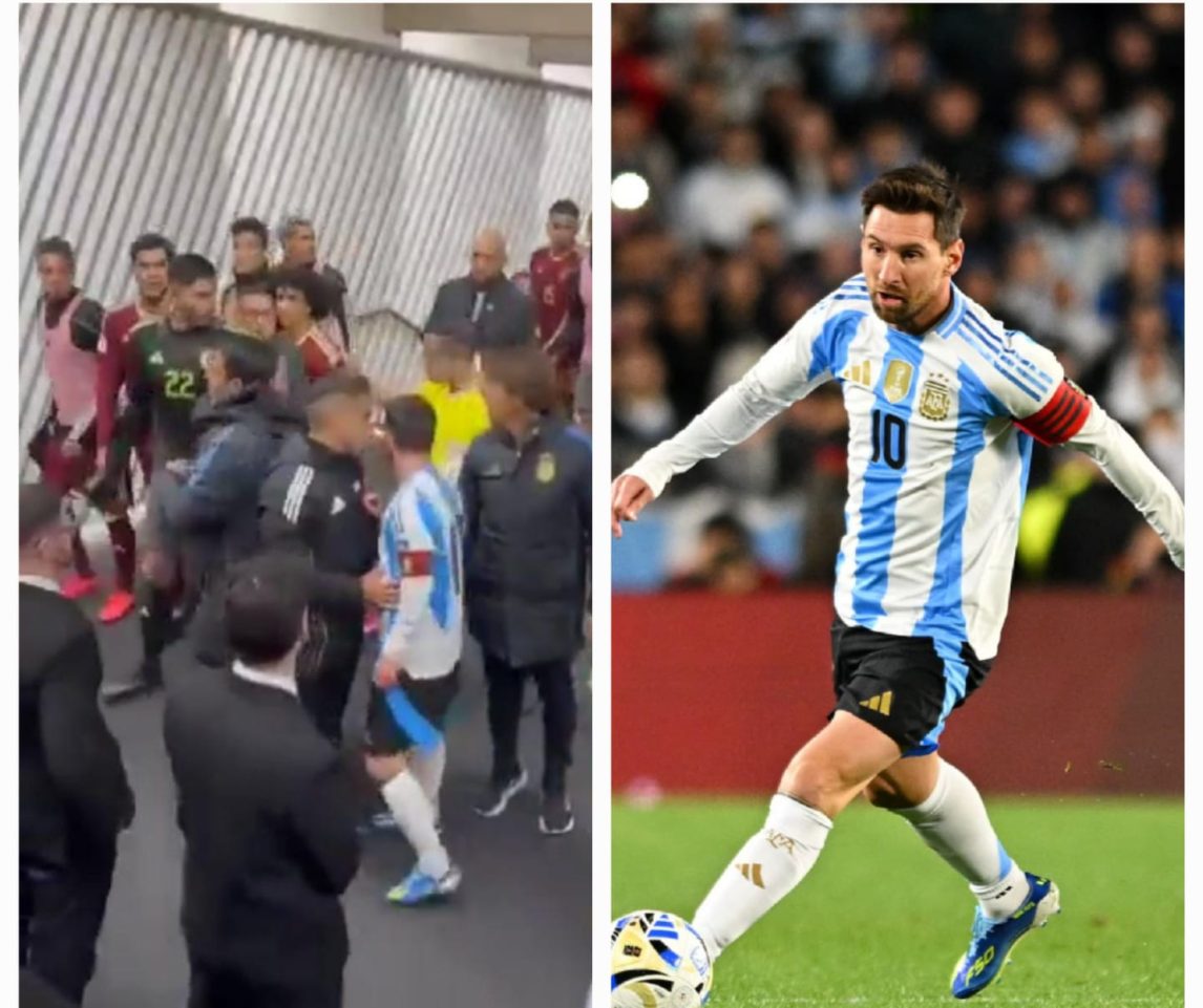 VIDEO | Messi encaró a Tomás Rincón en el entretiempo de Argentina-Venezuela