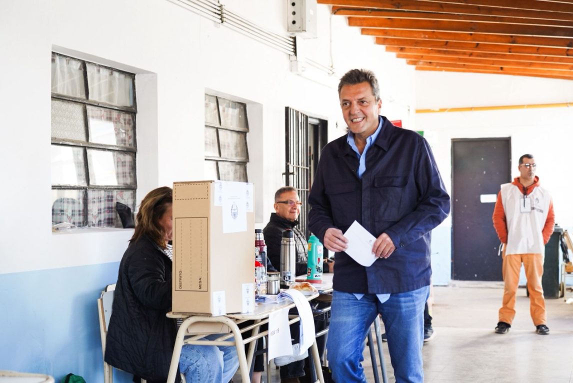 Sergio Massa, luego de votar en Tigre: “Queremos más participación”