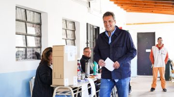 Sergio Massa, luego de votar en Tigre: “Queremos más participación”