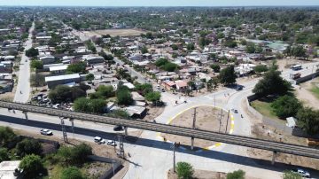 Se habilitó la nueva rotonda y tramo de Avenida Del Libertador en La Banda