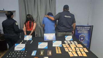 Las Termas de Río Hondo: desbaratan punto de venta de drogas en el barrio Toro Yacu