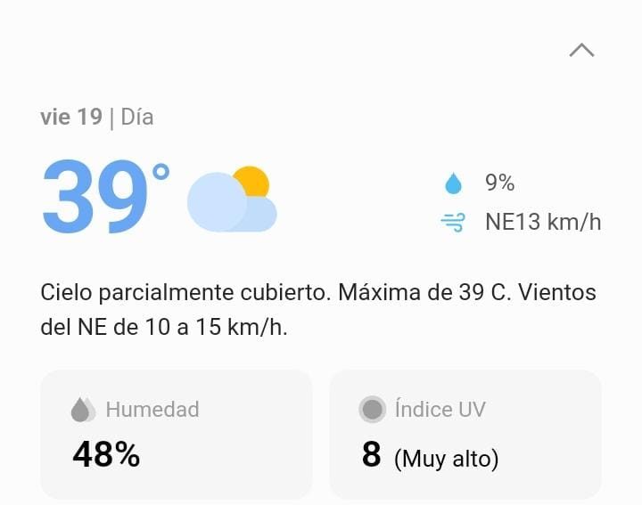 Último viernes de invierno con temperaturas de verano: Anticipan casi 40 °C