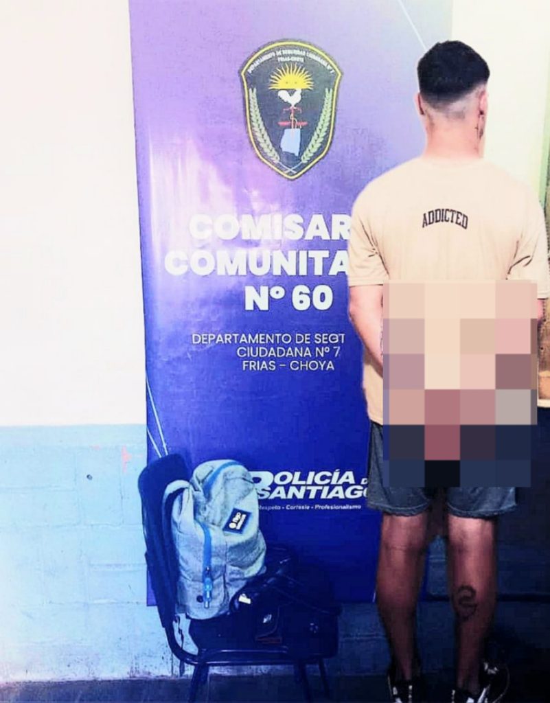 Atrapan a un joven de 27 años acusado de hurto en Frías