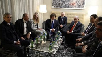 Milei se reunió con Netanyahu para ratificar su apoyo a Israel en el conflicto con Gaza