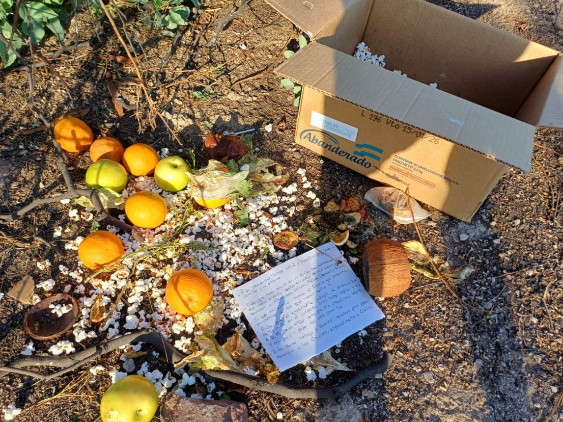 Misteriosa ofrenda “umbanda” invoca a Exú, Asmodeo, Lucifer, Belial, Samael y Satanás