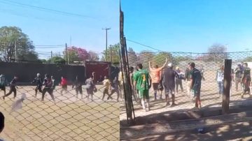 VIDEO: Violenta pelea en un partido amateur en Banfield de La Banda