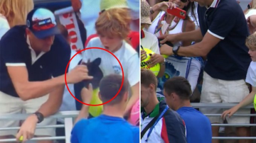 ¿Despreciable o mentalidad de “tiburón”? CEO millonario ventaja la gorra a un niño en el US Open