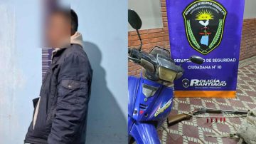 Capturan a dos hombres que mataron a un animal: en su poder tenían una escopeta