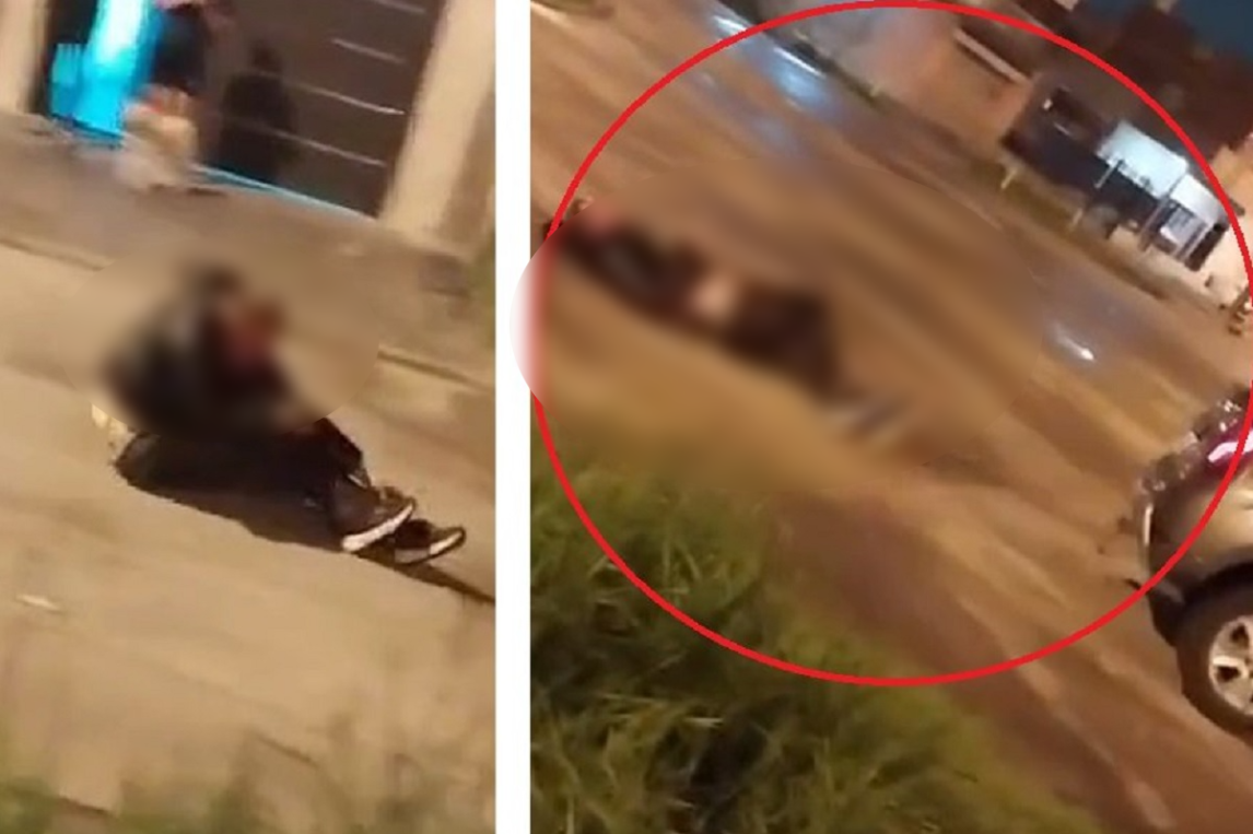 IMÁGENES PERTURBADORAS: Vecinos ataron y arrastraron a un ladrón en una camioneta mientras él clamaba piedad