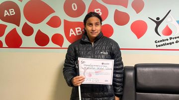 Primera voluntaria donante de sangre con discapacidad visual: “Muchas personas me ayudan en cuestiones mínimas”