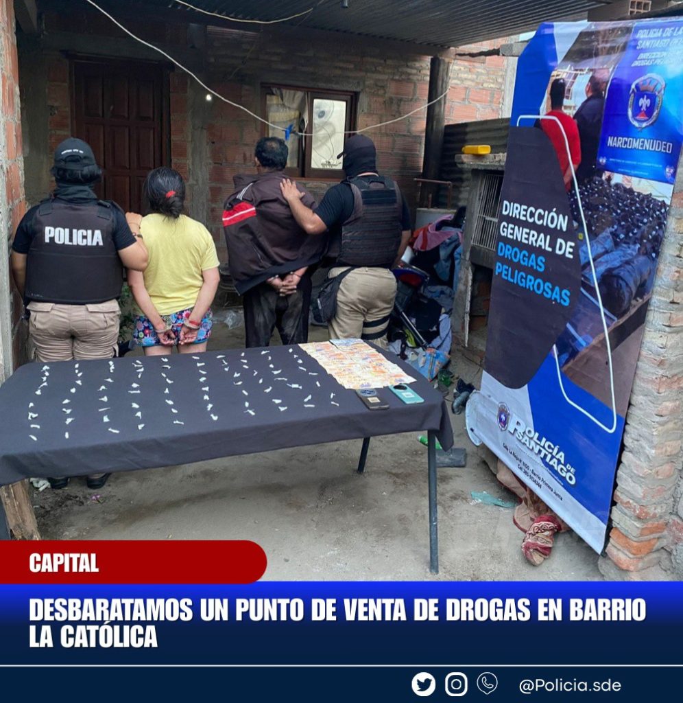 B° La Católica: Desbaratan un punto de venta de drogas