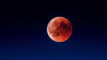 Eclipse lunar teñirá de rojo el cielo en la noche del 7 al 8 de septiembre