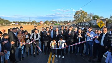 Elías Suárez inauguró la repavimentación de un tramo de las Ruta Provincial N° 8