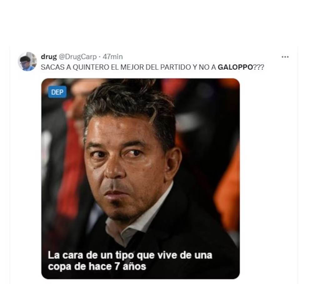 River quedó eliminado de la Libertadores y estallaron los memes