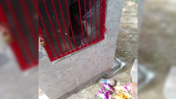 Vandalizaron el nicho de la mamá de Soledad Soria, candidata a comisionada en La Aurora