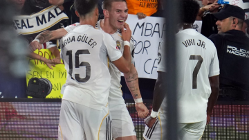 Video: Franco Mastantuono anotó su primer gol con la camiseta del Real Madrid