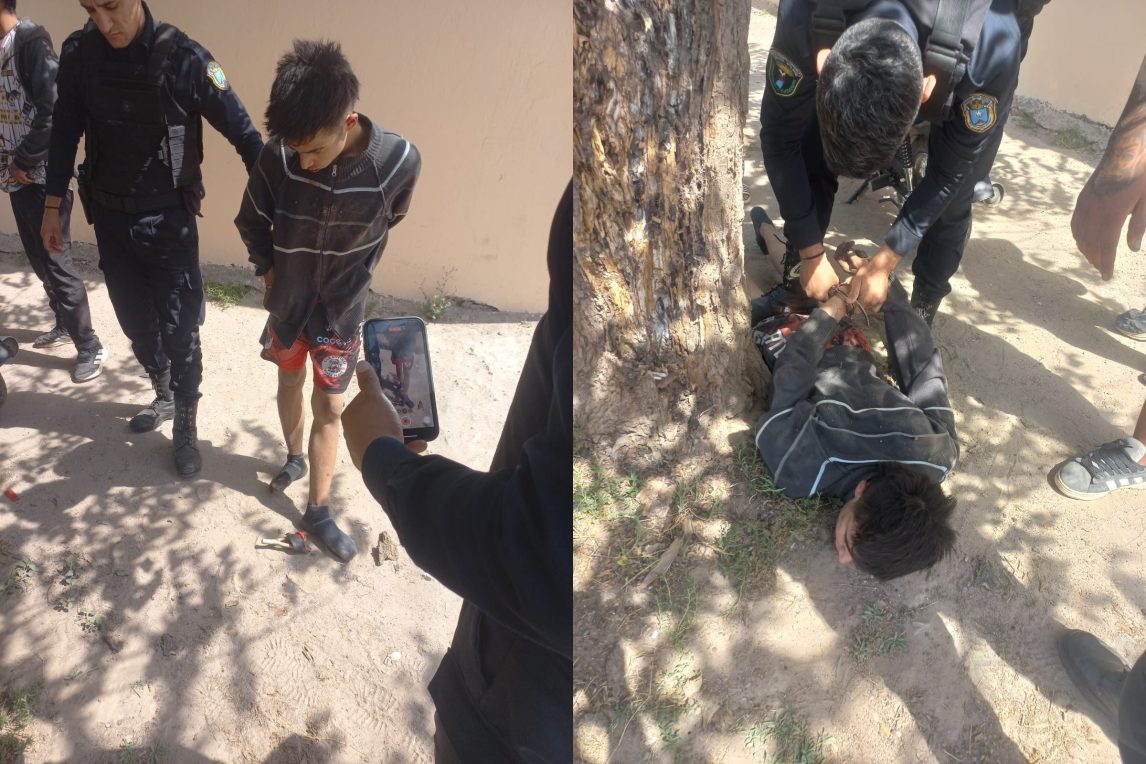 FOTOS: Recuperan moto robada en el San Fernando y detienen a un joven
