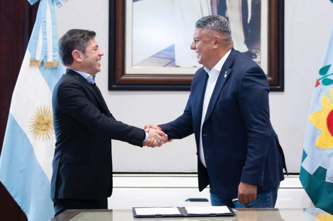 “Chiqui” Tapia felicitó a Kicillof por el triunfo en las elecciones legislativas en Buenos Aires
