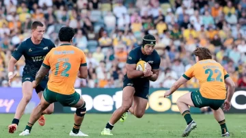 Los Pumas perdieron en la última jugada ante Australia en el Rugby Championship