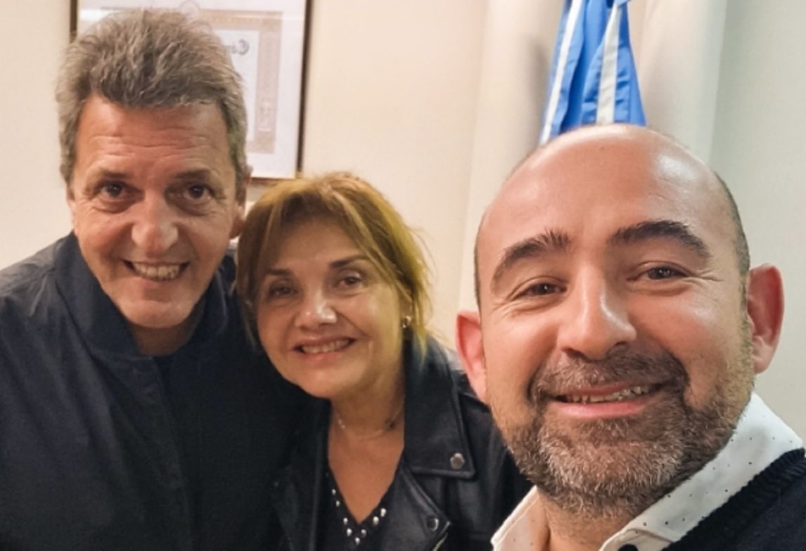 Massa se reunió con Verónica Larcher y Pablo Mirolo post elecciones en Buenos Aires