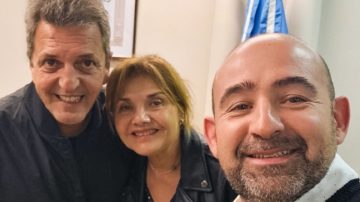 Massa se reunió con Verónica Larcher y Pablo Mirolo post elecciones en Buenos Aires