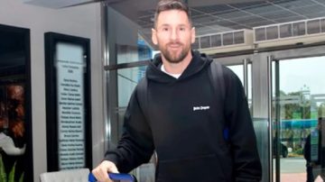 Messi llegó al país para disputar su último partido por Eliminatorias en Argentina