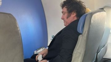 Javier Milei comenzó su viaje a Estados Unidos