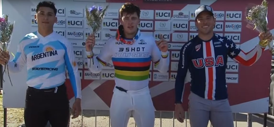 Gonzalo Molina fue segundo en la final Men Elite de la Copa del Mundo de BMX